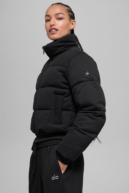 Sweatshirt Puffer - Black