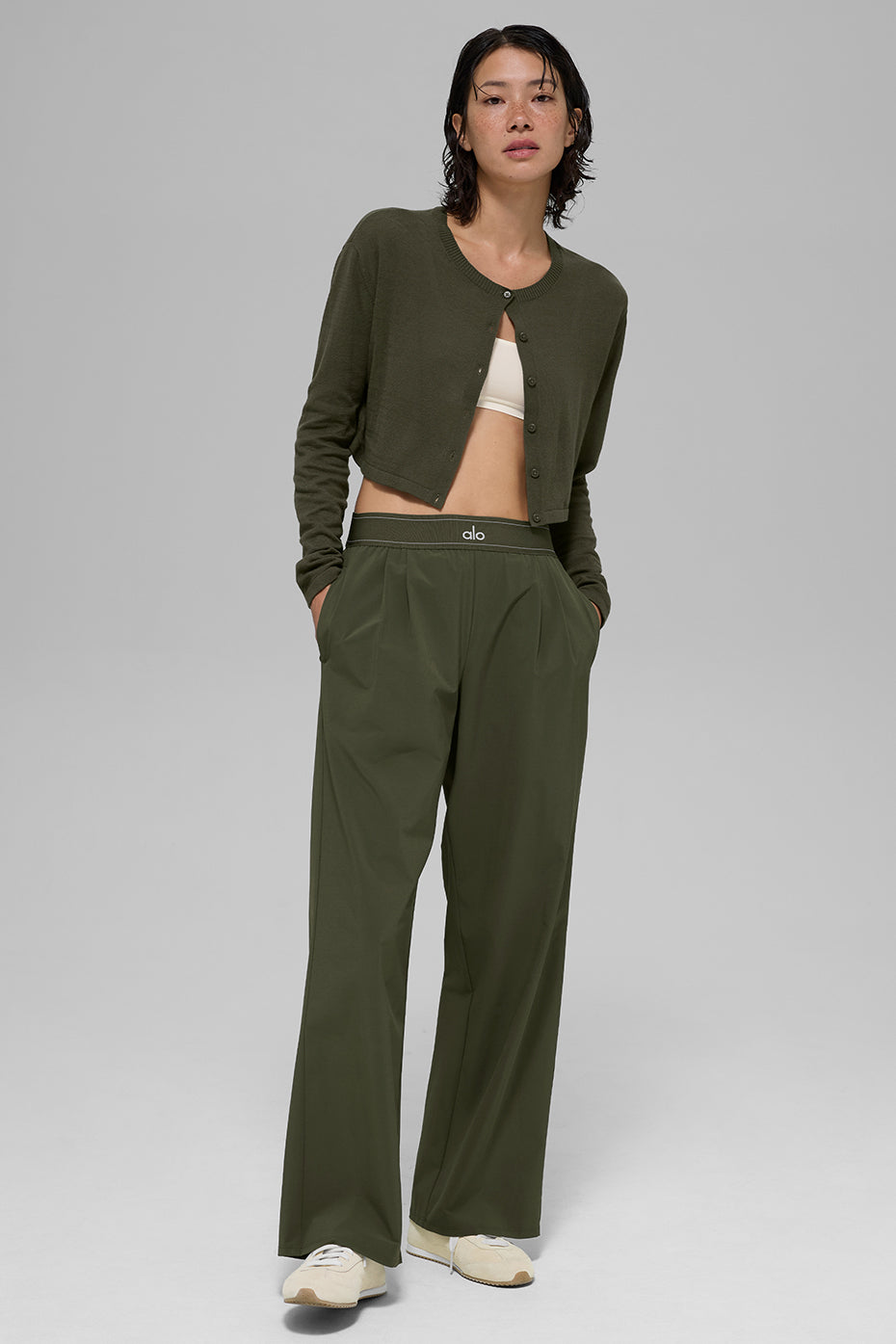 Suit Up Trouser (Regular) - Green Olive