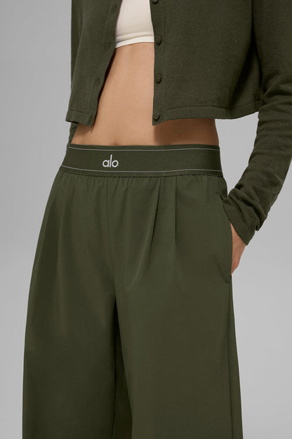 Suit Up Trouser (Regular) - Green Olive