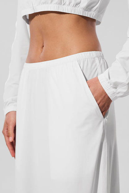 Breezy Wide Leg Pant (Long) - White