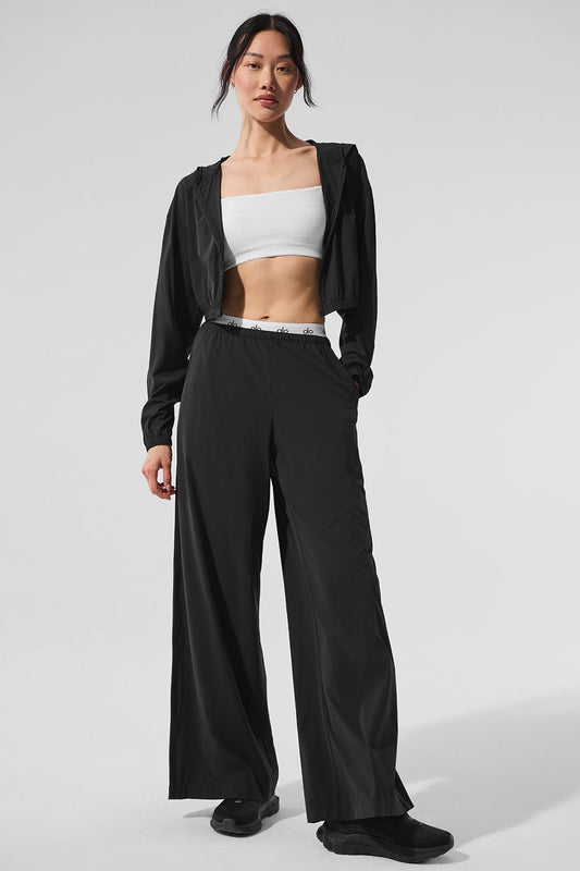 Breezy Wide Leg Pant (Long) - Black
