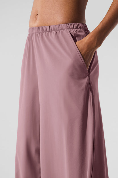 Breezy Wide Leg Pant (Long) - Smoky Quartz