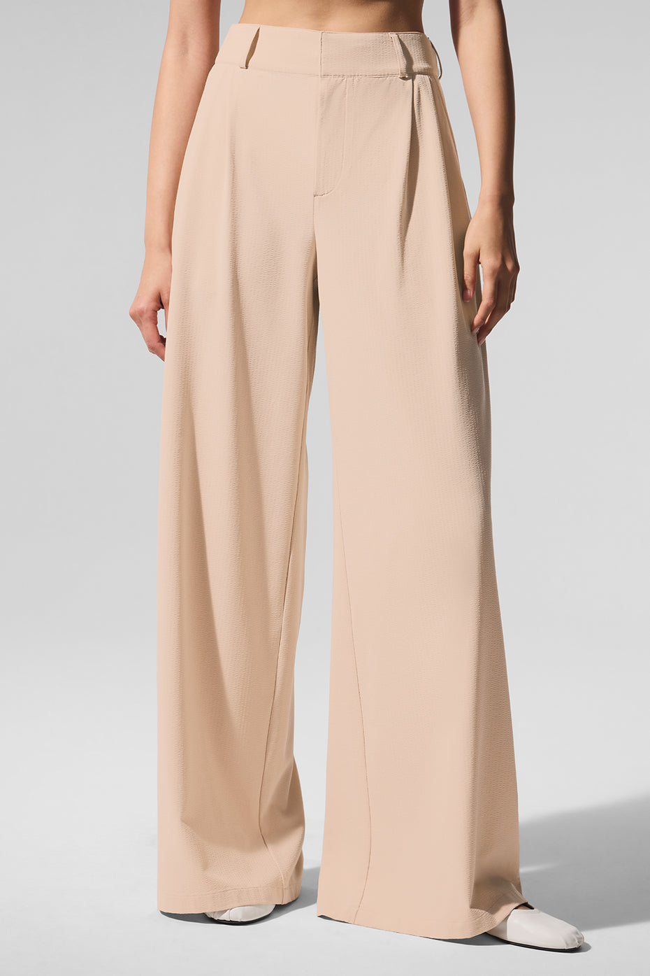 High-Waist Dreamscape Trouser (Regular) - Macadamia