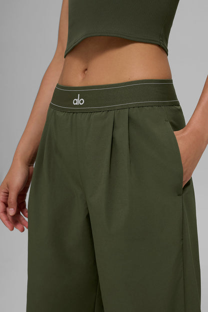 Suit Up Trouser (Long) - Green Olive