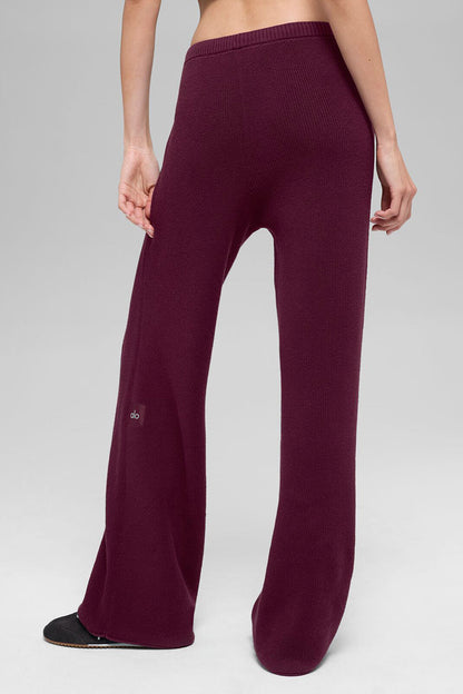 Supernatural Sweater Pant - Burgundy