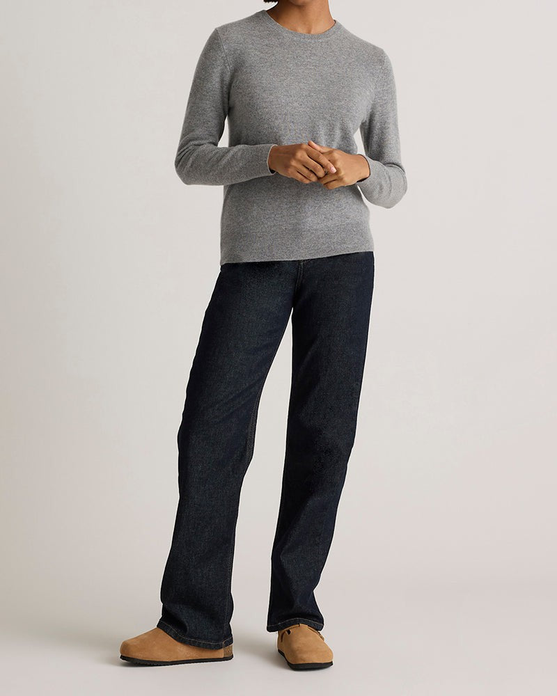 Mongolian Cashmere Soft Crewneck Sweater
